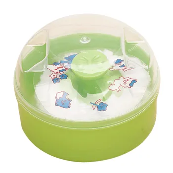 

3 Colors Baby Face Comfortable Sponge Fluff Puff With Puff Box Hazelnut Powder Puff Box Baby Puff Powder Talcum Case HOT