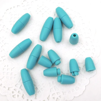 

100PCS TEAL PALE COLOR Break Away Safety Clasp for NURSING Plastic Breakaway Clasps beads for jewelry Fitting making EA156