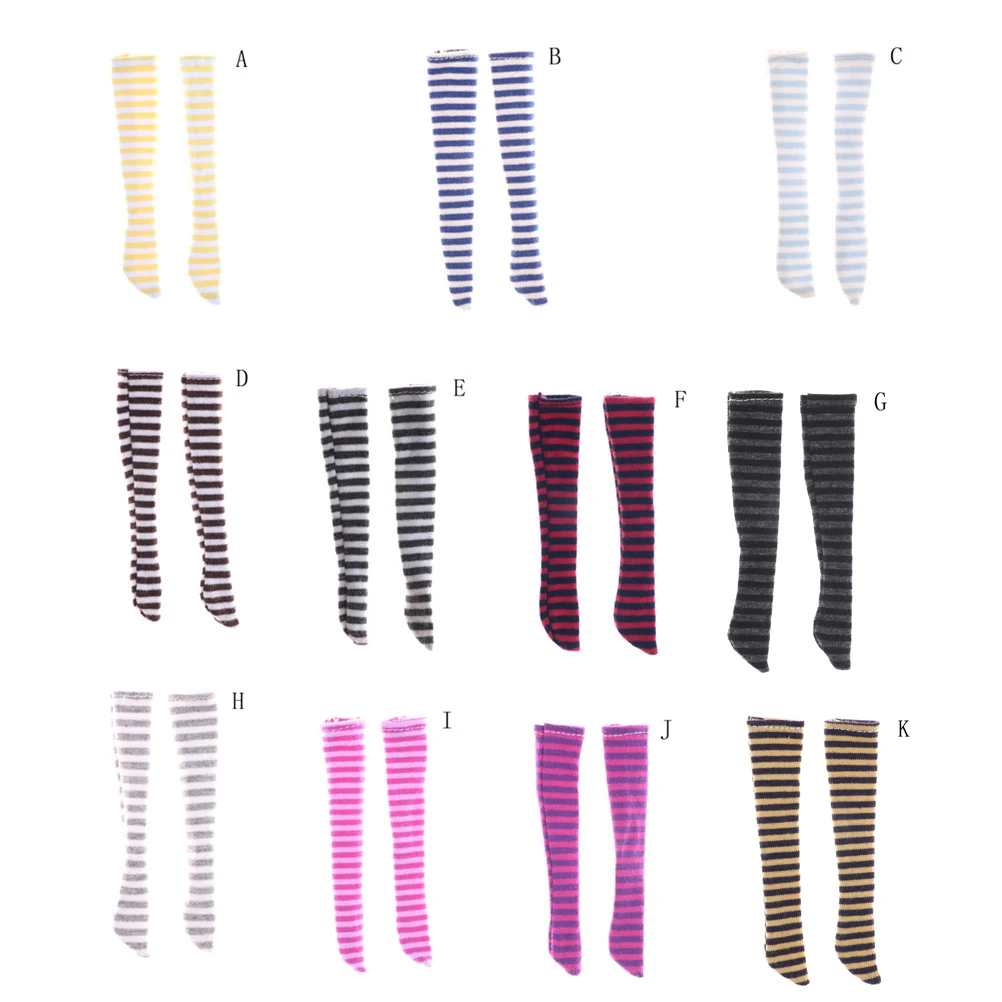 

for 1/6 dolls Socks Stockings Accessories Doll 12 Joint Moving To for Girl doll Clothes Accessy Birthday Gift 1pair