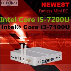 Eglobal Nuc Мини ПК Windows10 вентилятор 8-го поколения Intel Core i7 8550U/i5 8250U DDR4 AC Wifi 4K HTPC HDMI Мини DP настольный компьютер