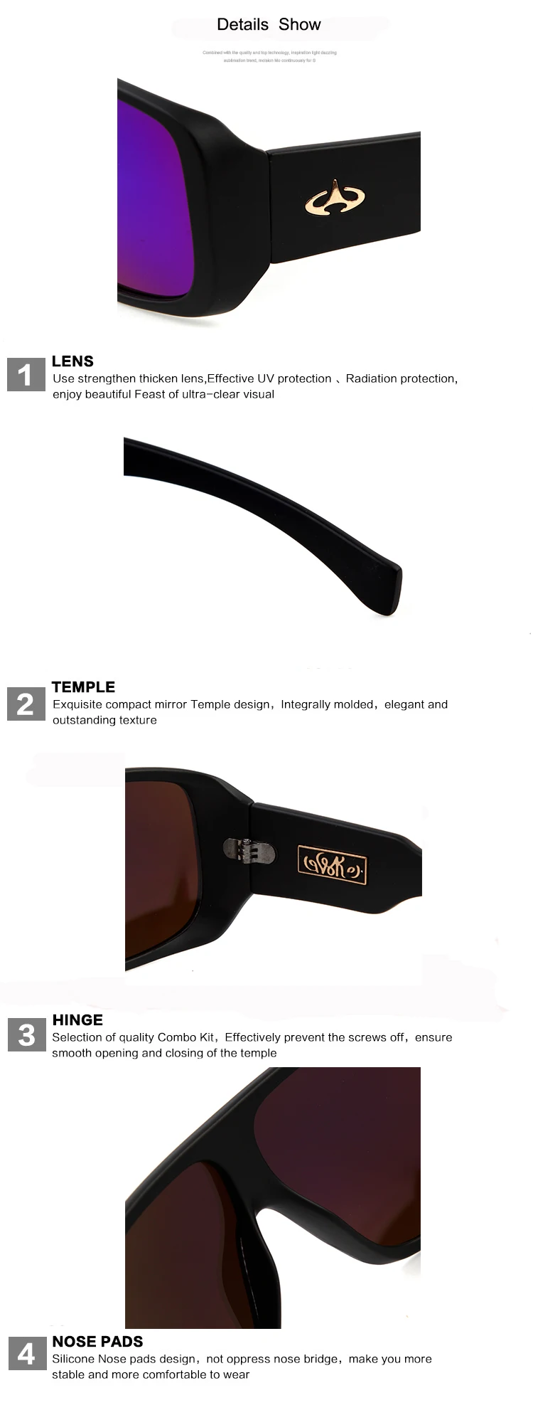 WHO CUTIE брендовые солнечные очки Evoke Мужские Классические Цельные Квадратные Солнцезащитные очки для вождения мужские дизайнерские очки oculos OM283
