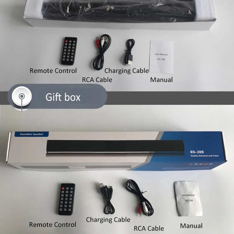 20 Вт Беспроводная bluetooth колонка Саундбар стерео динамик домашний кинотеатр
