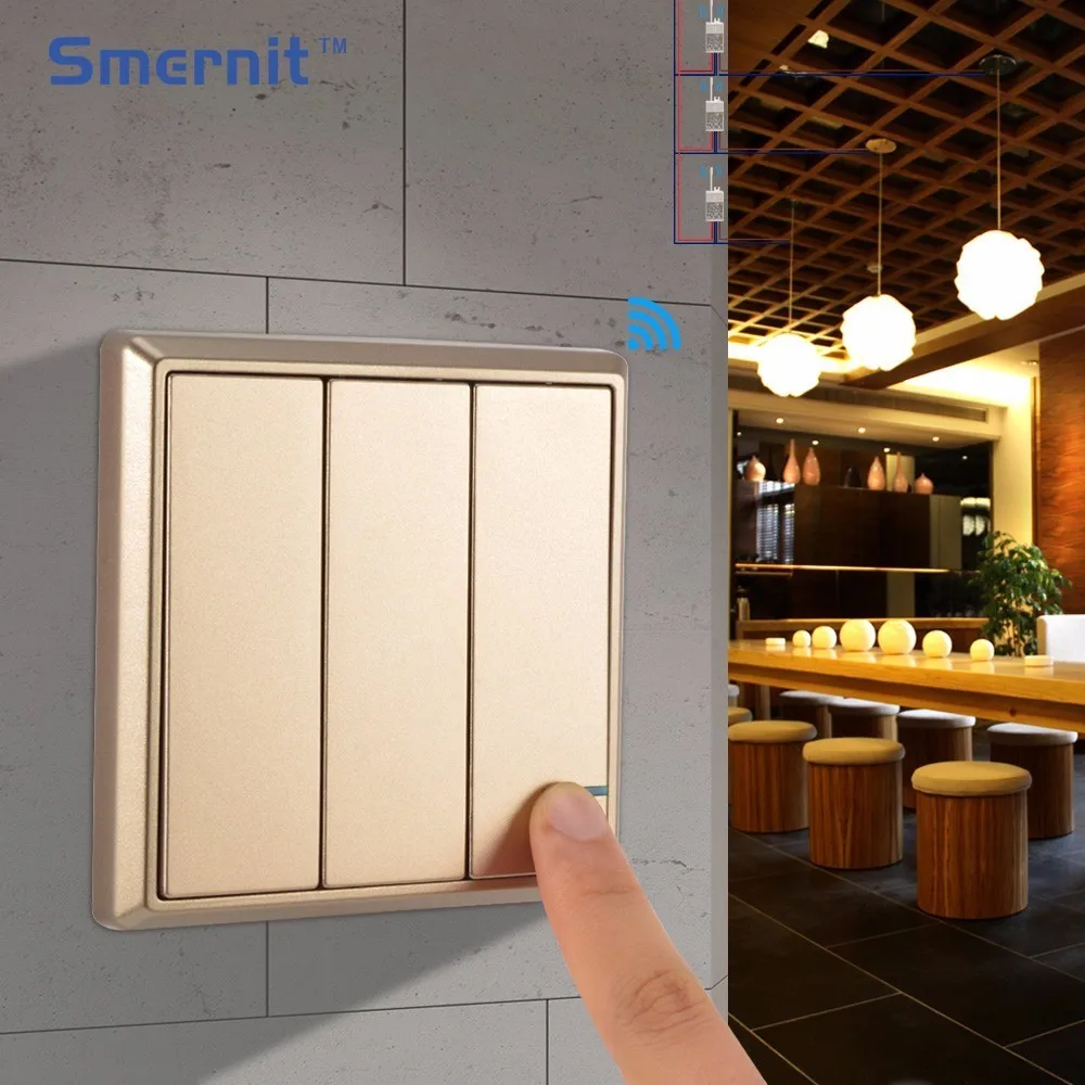 Switch With Remote Control Waterproof Wireless Light