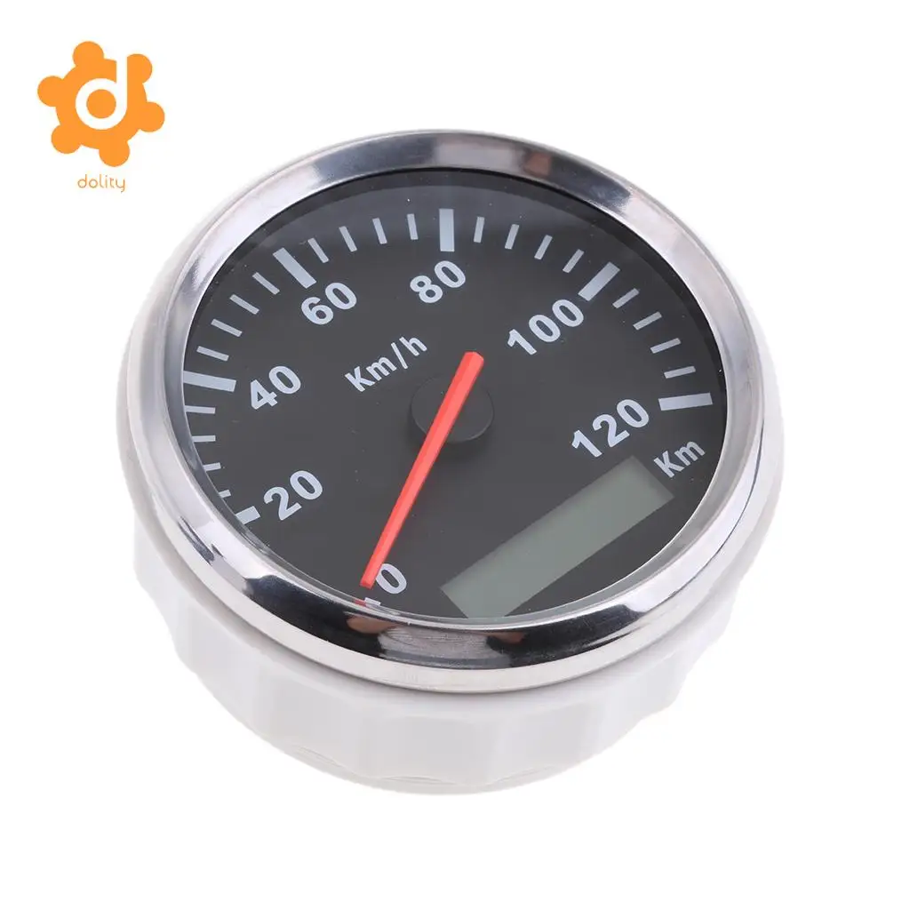 85mm GPS Speedometer Speed Gauge 0-120km/h IP67 for Car Truck Marine Boat