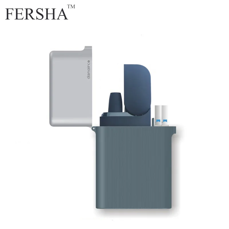 

FERSHA new Japan IQOS electronic cigarette aluminum cigarette case combo smoke bomb accessories protective shell