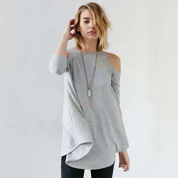 

Manubeau Women Tops Plus Size 5XL Autumn Blusas Ladies Sexy Off Shoulder Long Sleeve Pullover Casual Loose Blouses Shirts