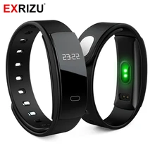 EXRIZU QS80 Blood Pressure font b Smart b font font b Wristband b font Heart Rate