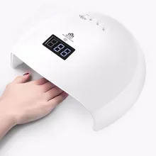 Сушилка для ногтей 48 Вт УФ светодиодный светильник солнечный свет для маникюра лампы с ЖК-дисплеем автоматическое распознавание отверждения всех ногтей Гель-лак инструмент