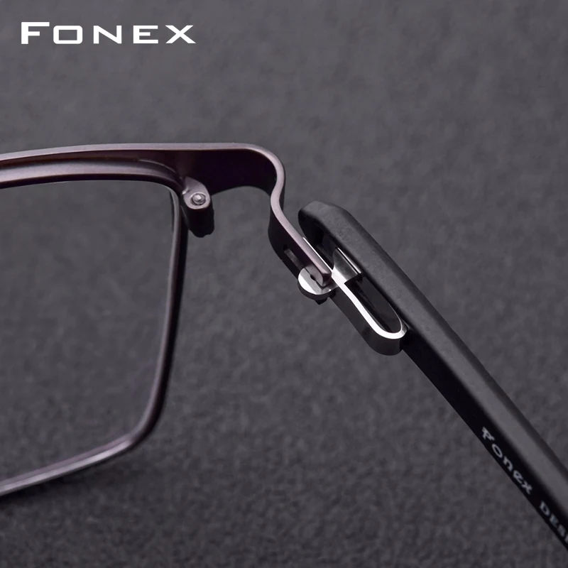 FONEX Оправа для очков из сплава TR90 мужчин и женщин ультралегкие квадратные