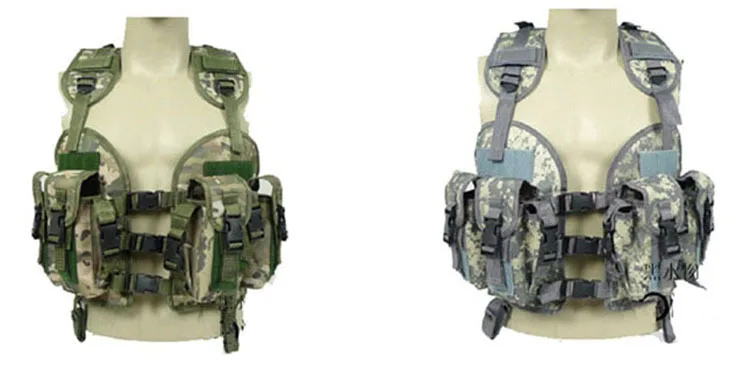 Tactical vest Military jacket Woodland Camouflage Hunting safety vest Clothing tactical uniform armored Security Protection (6)
