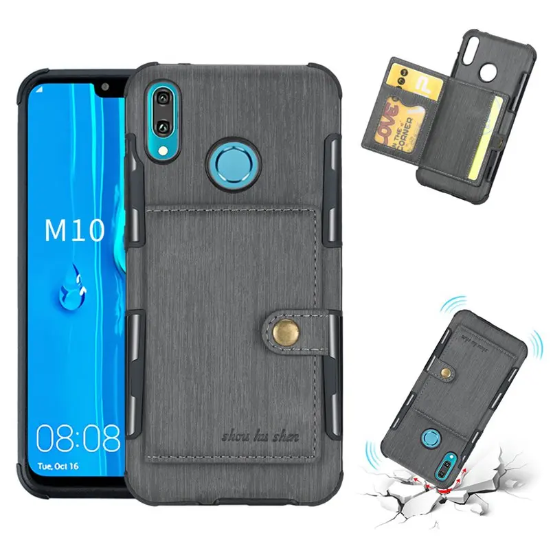 

PU Leather Wallet Case for Motorola Moto G4 G5 G5S E4 E5 E plus G7 power E5 play go Card Holder Buckle Wallet Flip Cover