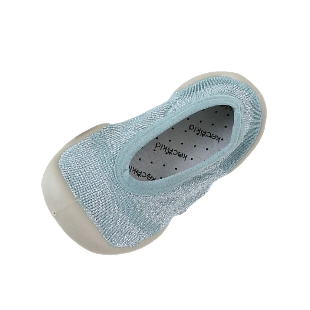 Для малышей для маленьких мальчиков и девочек Однотонные Зимние теплые пинетки носки обувь детская обувь для новорожденных новое поступление