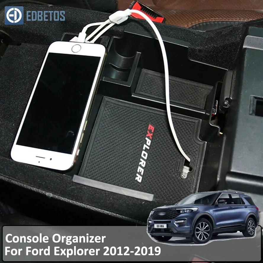 

Explorer Armrest Secondary Storage Box Glove Pallet Center Console Tray For Ford Explorer 2011 2012 2013 2014 2015 2016 - 2019