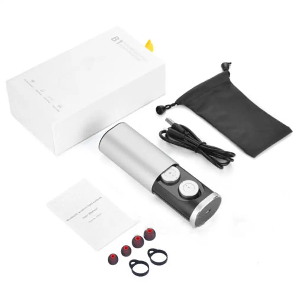 BEESCLOVER Mini B1 TWS беспроводные Bluetooth наушники Близнецы стерео звук наушники-вкладыши Bluetooth наушники с зарядной коробкой d30