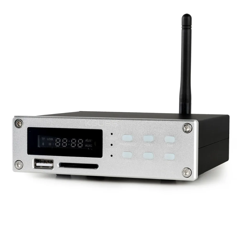 KGUSS цифровой усилитель аудио Hi Fi Bluetooth|Усилители мощности| |
