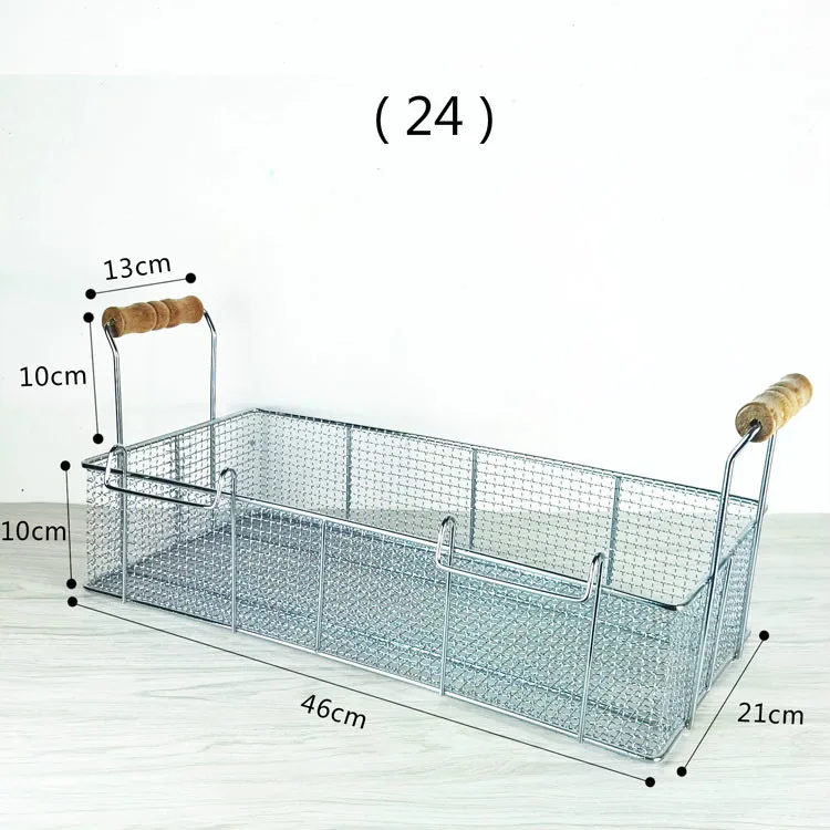 28 вариантов фритюрница из нержавеющей стали экран картофель фри рамки квадратный фильтр сетки зашифровать дуршлаг формы жарки корзины фритюрницы сетки