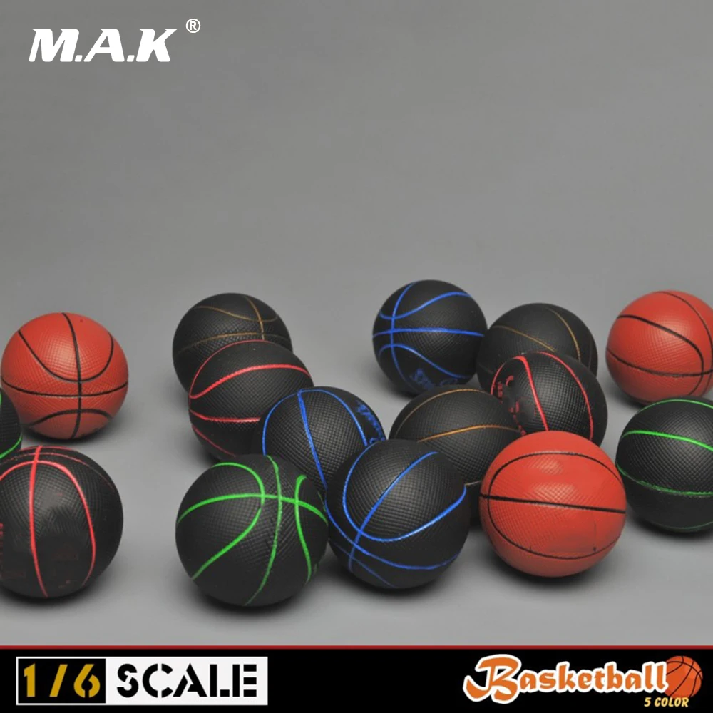 1:6 рисунок аксессуар Баскетбол модель игрушки сцены для 12 ''фигурки Куклы 5