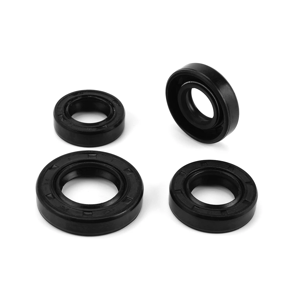 

Black Rubber Engine Oil Seal Kit 4 Pcs for Honda CB CL SL XL100 CB CL125S SL TL XL125