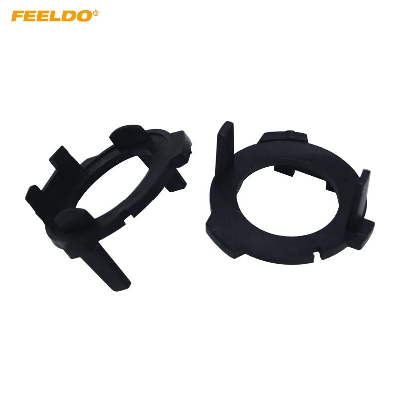 

FEELDO 2Pcs H7 LED Bulb Holder Adapters Base For Volkswagen Lavida/GranLavida/Touran/Tiguan Lamp Holder #5539