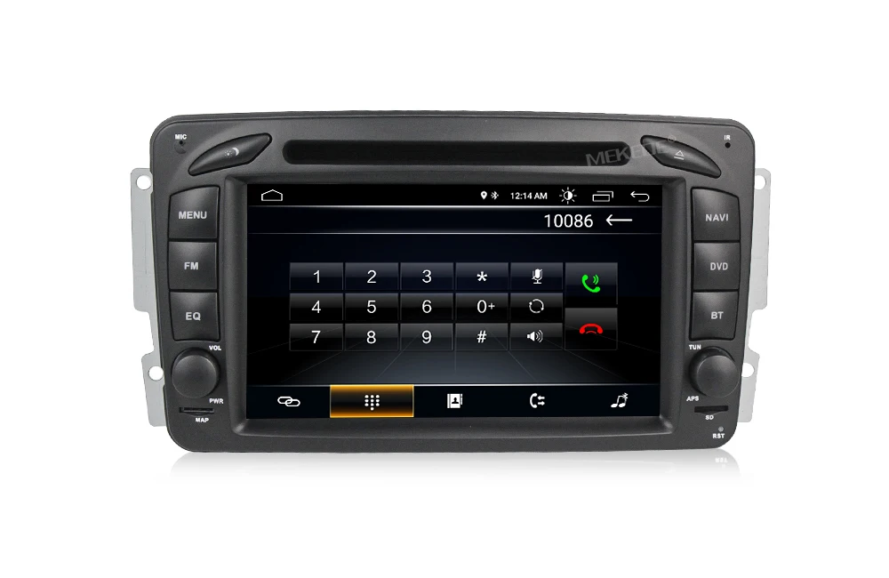 Sale 2din 2 DIN Fit for Mercedes/Benz Clk W209/W203/W168/M/ML/W163/Viano/W639 Android 8.1 car dvd radio player support gps navigation 18