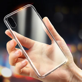 

50 Pcs COTPRCO Case For iPhone Xs XS MAX XR Transparent Cover for Samsung Note 9 Ultra Thin Crystal TPU Classical Fitted Case