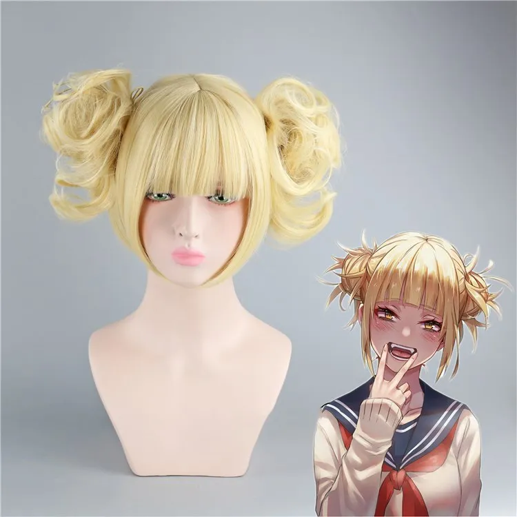 Halloween Cosplay Himiko Toga Wig Boku no Academia Role Play My Hero