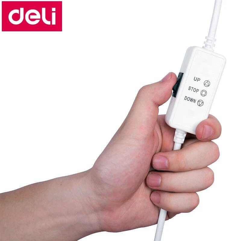 Deli 50492 100 &quot(2080x1480 мм) 4:3 электрический проекционный занавес для конференц зала