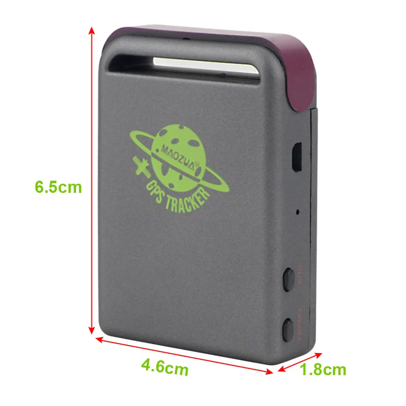 Мини трекер TK102B с GPS GSM GPRS в режиме реального времени зарядным устройством|gps tracker