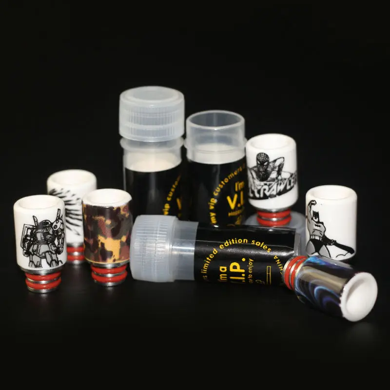 Free shipping Ceramic & stainless steel drip tip 510 mouthpiece fit for ijust 2/ego one Mega VT/Melo 2 etc... e cigarette|510 mouthpiece|drip 510drip