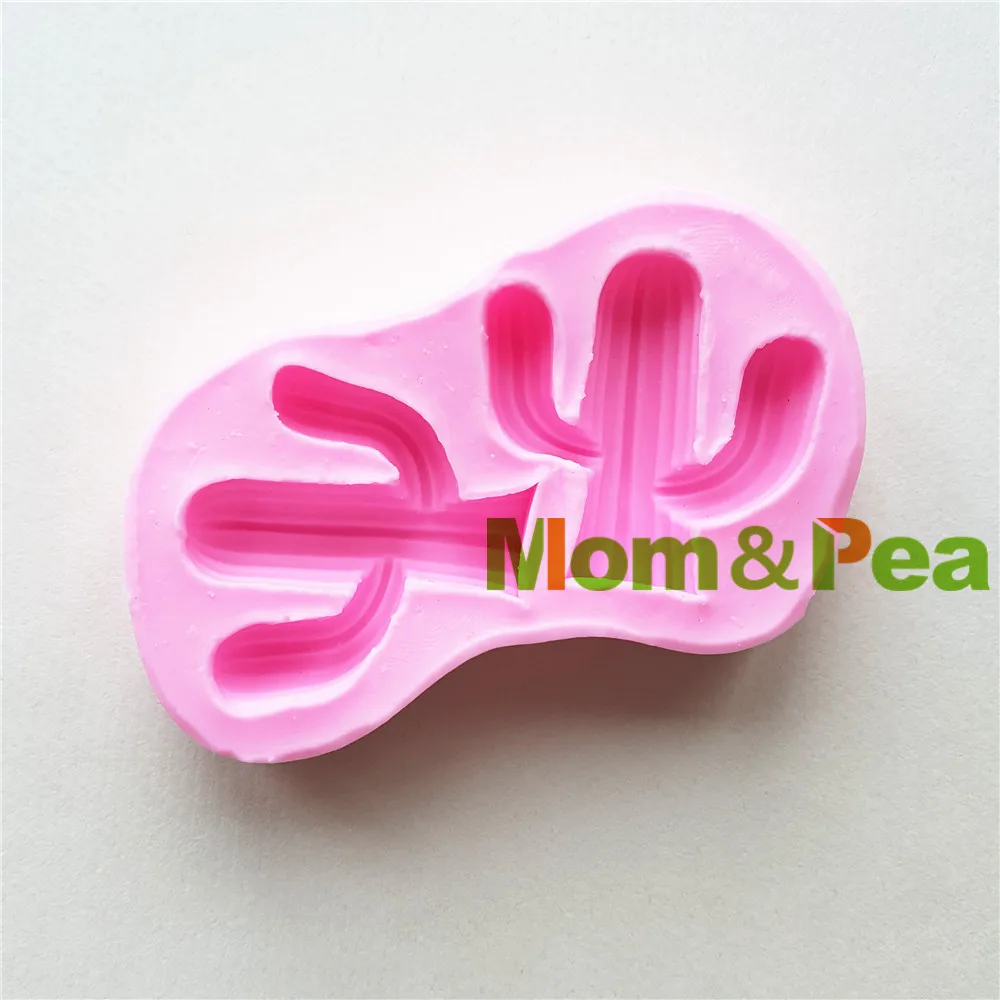 

Силиконовая форма в форме пустынного растения Mom & Pea MPA1670, украшение для торта, 3D форма для помадки, торта, пищевого класса