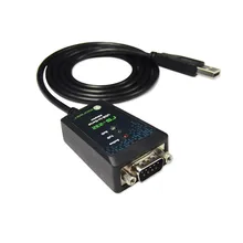 Adaptador de usb 2.0 para serial RS-232 db9 9pin, conversor de alta qualidade, comprimento de 1m usb para rs232 suporte win10