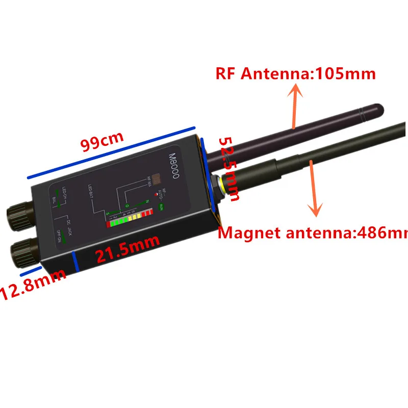 Large Range Hidden Spy Camera Finder Camera Detector Anti-spy RF Signal Detectors Lens GSM Device Finder Monitor
