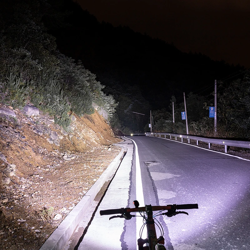 ROCKBROS 400LM Bike Light Headlight Bicycle Handlebar Front Lamp MTB Rode Cycling USB Rechargeable Tail Light Flashlight Safety