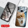 Pour xiaomi mi mi x 3 coque arrière en verre mi 8 se coque mignon design renard pour xiaomi mi 8 8se lite explorer mi 9 9se mi x 2 s 3 ► Photo 1/6