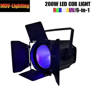 

LED Par COB 200W RGBWUV 6in1 Lyre Stage Lighting Effect professional stage