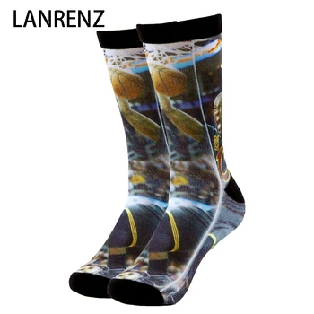 

2020 All-Star series printing 7 Men and women fashion Funny socks 3d printed socks 200 knitting oil painting compression socks