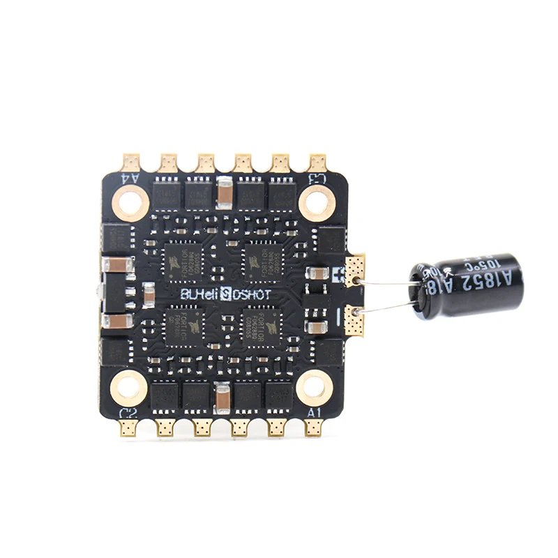 TCMM F4 Контроллер полета OSD и 20A Blheli_S 2-4 S DSHOT600 бесщеточный ESC для дрона с дистанционным управлением с видом от первого лица 20x20 мм