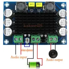 TPA3116 D2 TPA3116DA 24V DC 12V 100W Mono Canal Digital placa amplificadora de Audio