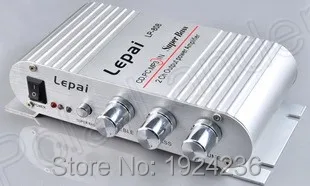 Высокое качество 20 Вт 12 В мини автомобиль Lepy Hi-Fi Цифровой LP808 2ch выходной усилитель мощности USB FM Функция мощности Горячая Распродажа Автомобильный усилитель