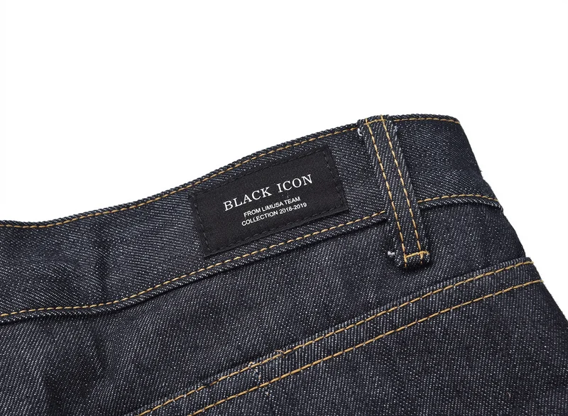 2018 черный значок для мужчин джинсы для женщин Slim Fit Здравствуйте Hi Street дизайн фаздравствуйте джинсы с молнией на щиколотке джинсовые брюки