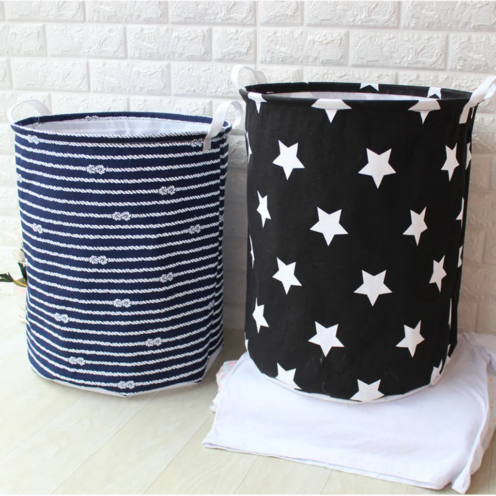 

Foldable Laundry Storage Basket Clothes Storage Bag Dirty Laundry Basket Kids Toys Organizer Home Sundries Storage Barrel