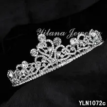 HOT Crystal Rhinestone Crown Tiara Wedding Prom Bride’s Headband wedding hair jewelry bridal accessories head jewelry head piece