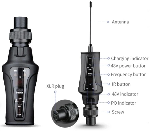 ACEMIC DV-100T UHF Беспроводная DV/камера Аудио система для Canon Nikon DSLR камера/видеокамера интервью звукозапись