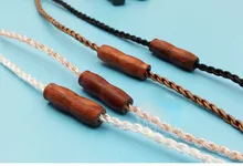 DIY Speaker Headphone Cable Audio Ebony Splitter Adapter cable Wire hole 2 76mm 10pcs free shipping