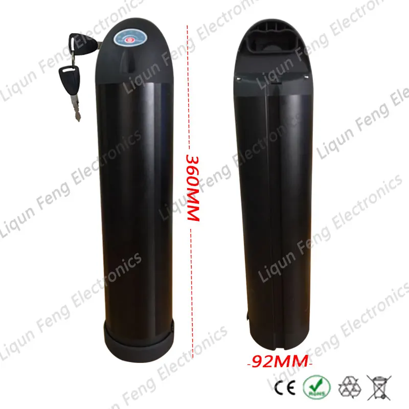350W 500W 36V 10AH бутылка для воды литий ионная батарея электрический велосипед 36В Ebike