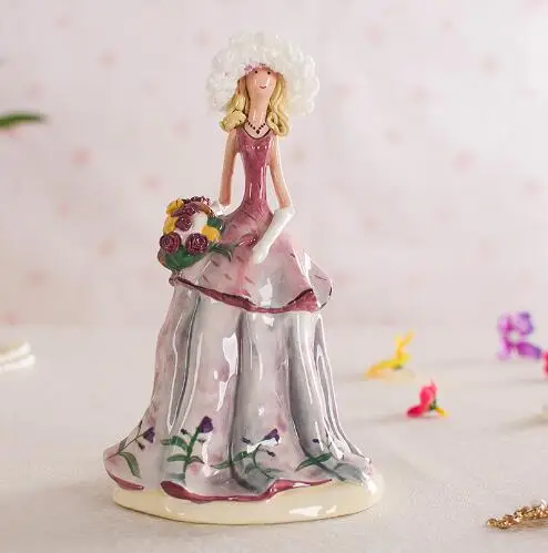 

ceramic young girls lady figurines home decor crafts room decoration ceramic ornament porcelain figurines vintage statue