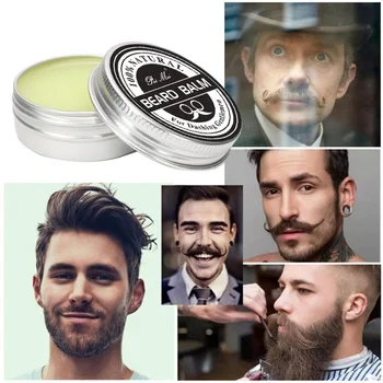 

Natural Moustache Beard Shaping Moisturizing Cream 100% Men Beard Balm Beard Soften Beard Conditioner Repair Split Ends