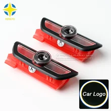 2 шт./пара авто дверь тень светодиодный логотип приветствующий проектор лампа для Benz. S320, S400, S500, S600.2014YEAR