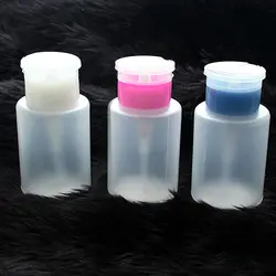 150 мл дизайн ногтей пустые бутылки насос контейнер для хранения мини насос диспенсер гель для снятия лака Очиститель жидкости Малый