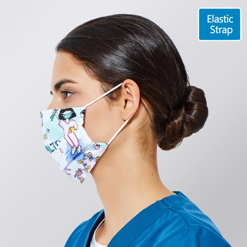 ANNO17 цветная маска для медсестры, доктора, спа, хирургическая маска для женщин и мужчин с эластичным ремешком, хлопковые медицинские аксессуары, больничное оборудование для мужчин t